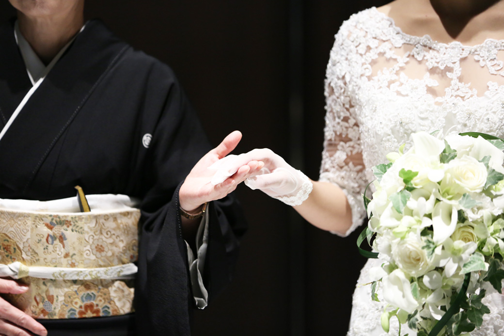 結婚式での花嫁のイメージ写真