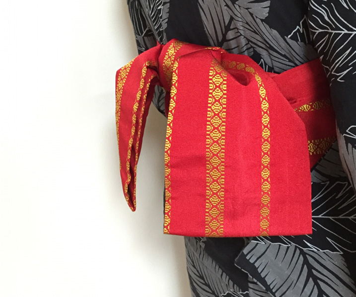 帯の文庫結びの画像